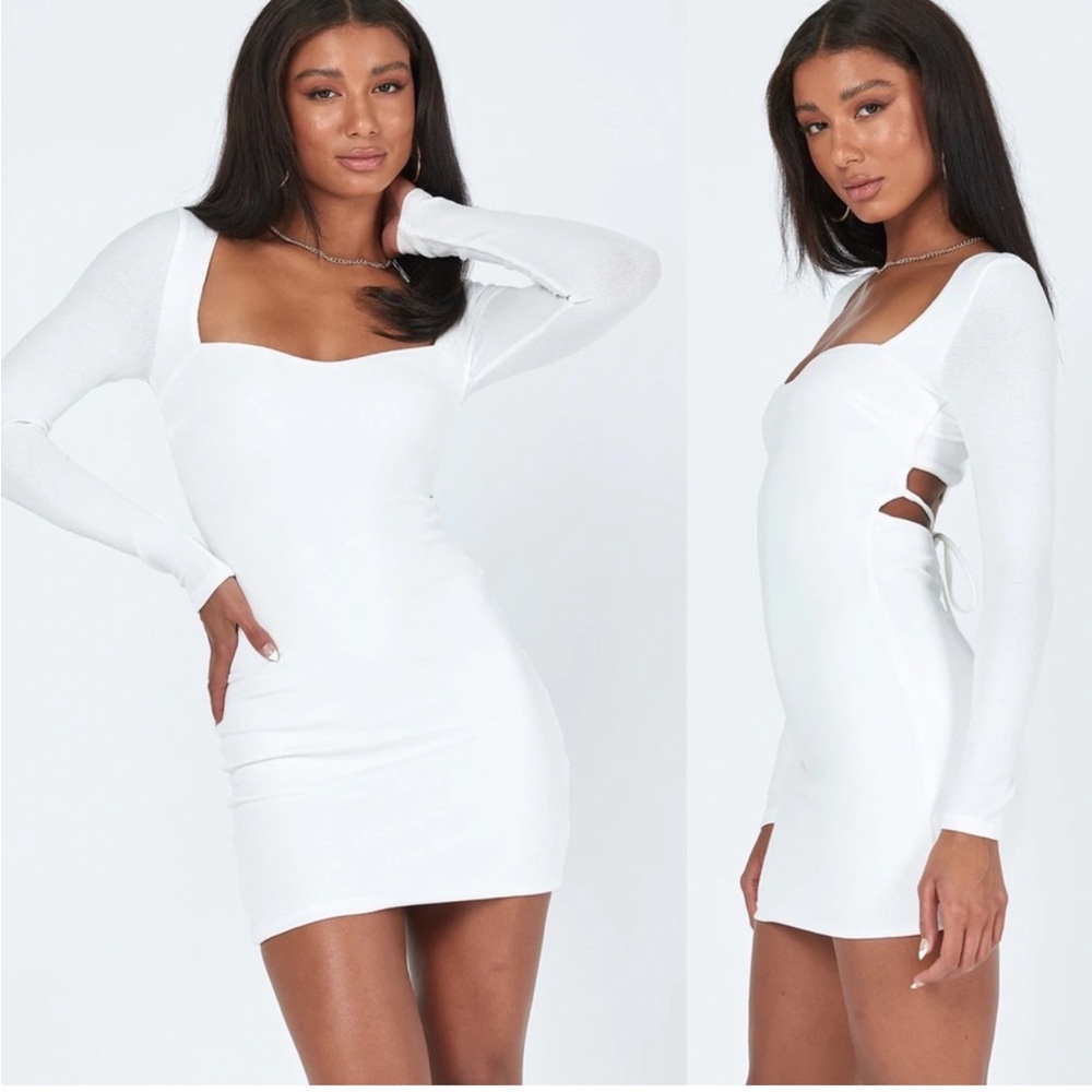 Nolan White mini dress princess Polly